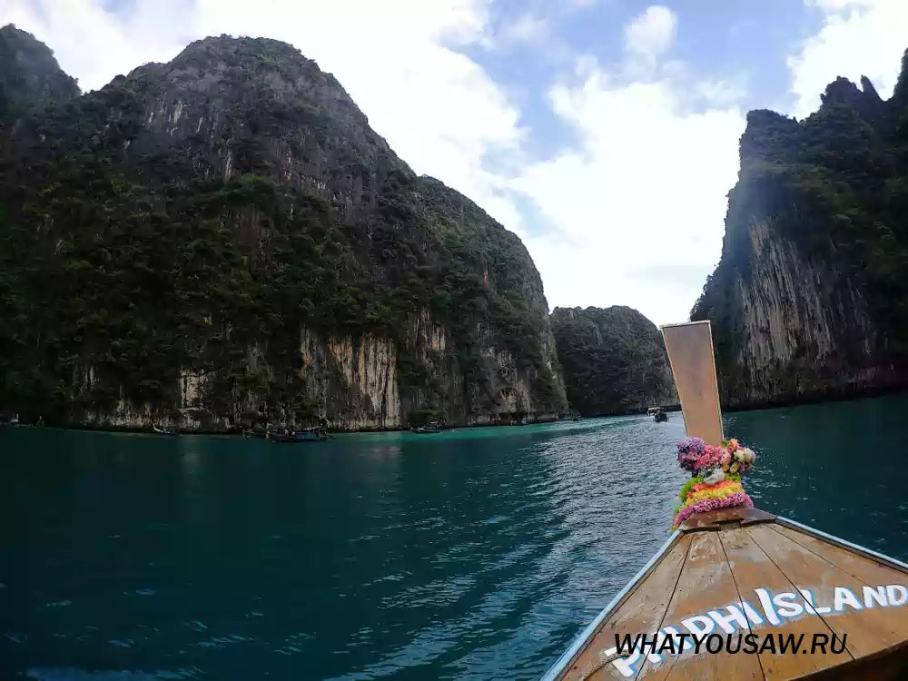 Прогулка по лагуне на лодке Phi Phi Island